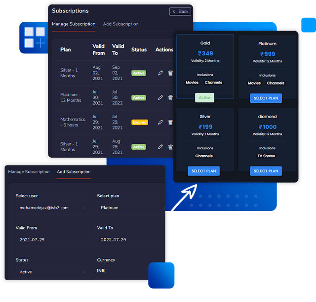 Subscriptions & Packages